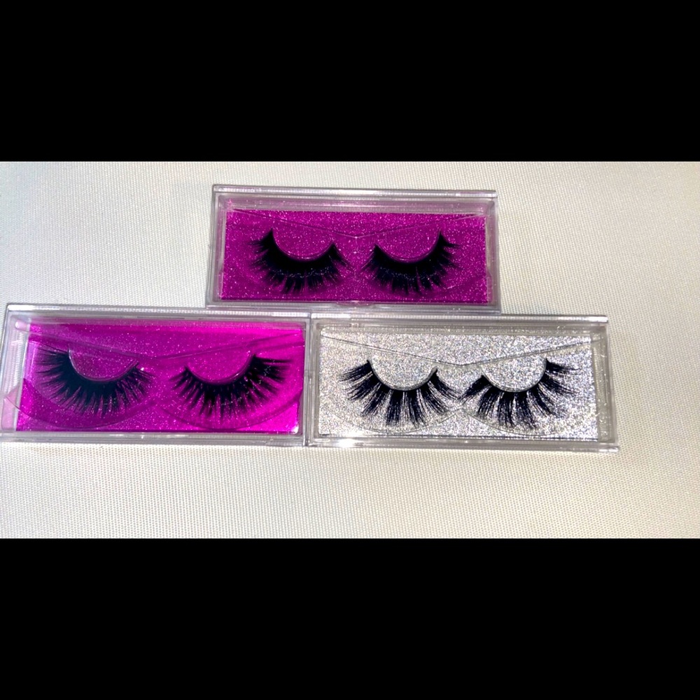 3 pairs of faux mink lashes